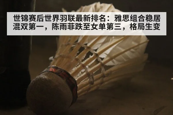 世锦赛后世界羽联最新排名：雅思组合稳居混双第一，陈雨菲跌至女单第三，格局生变